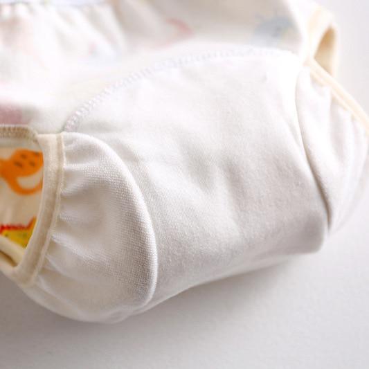 Couches lavables pour bébé à 8 couches, culotte d'apprentissage réutilisable, couche en tissu lavable, culotte imperméable avec côtés anti-fuite