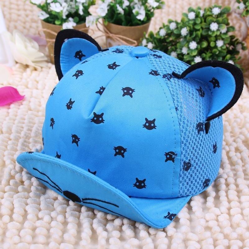 Chapeaux de soleil de plage mignons pour bébés filles/garçons avec casquette snapback réglable pour enfants, tendance moderne avec oreilles mignonnes