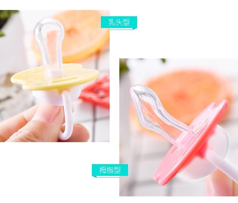 Sucette moderne pour bébé, nouvelle tétine en silicone de qualité alimentaire, tête ronde, pour nourrissons et jeunes enfants