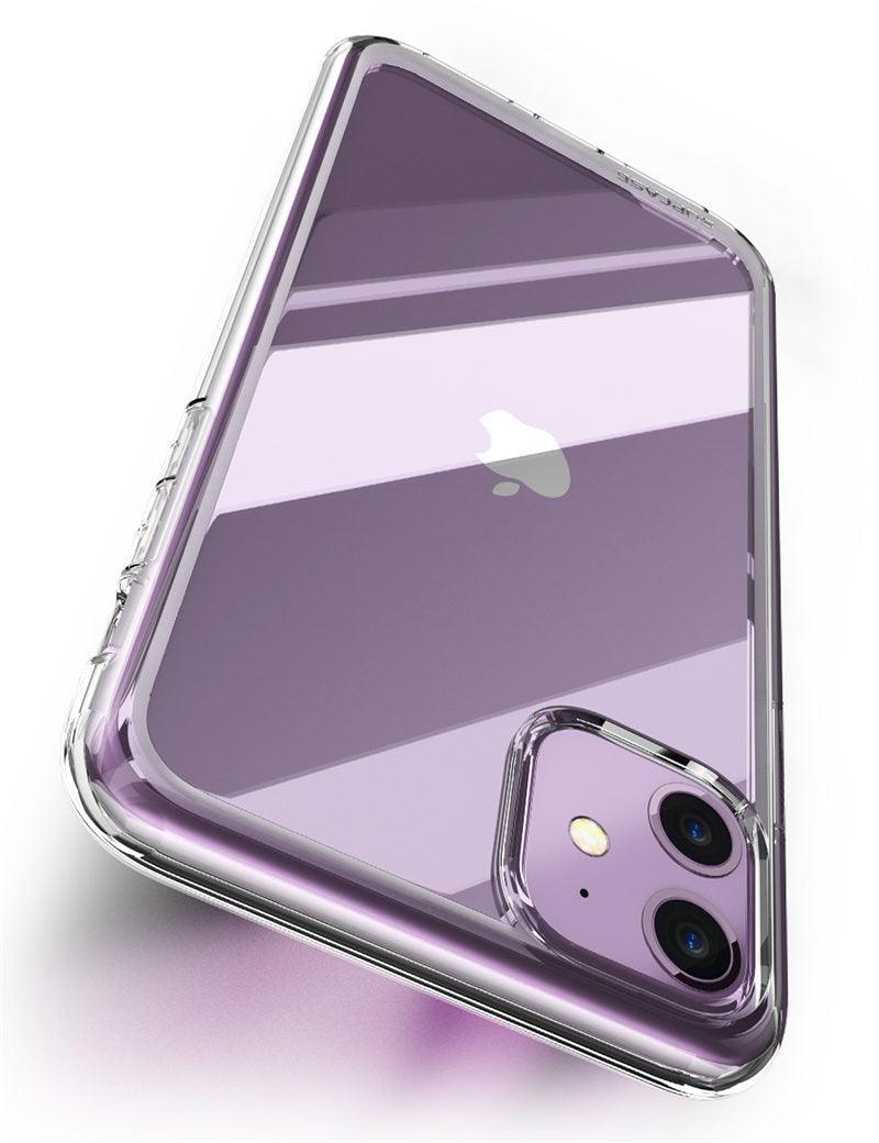 Pour iPhone 11 Coque 6,1 pouces Housse de protection élégante Bumper Case Élégant Étui pour iPhone 11 6,1 pouces Housse de protection transparente pour iPhone Ultra Mince Antichoc Clair Transparent Soft Case