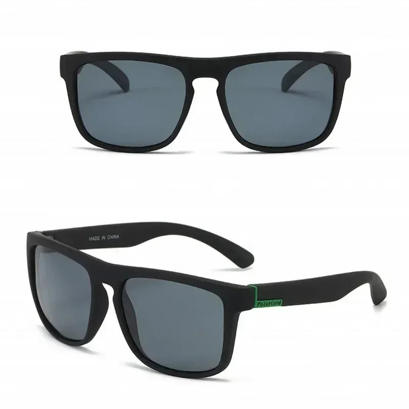 Lunettes de soleil polarisées de luxe pour hommes, de marque de designer, style rétro, pour l'extérieur, la conduite, la moto, le cyclisme