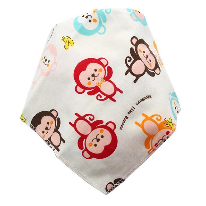 Bavoirs bébé Triangle Coton Dessin Animé Enfant Bandana Bavoirs Baveux Nouveau-né Bavette Tissu Absorbant Pour Bébé et Enfants