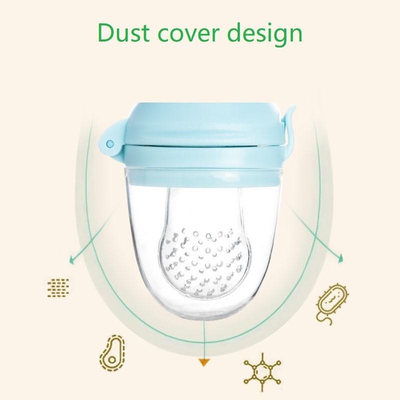 Sucette Distributrice Bébé en Silicone Animaux Dessin Animé Tétine pour Nourrisson Support Grignoteur Fruits Nouveau-né Sucette Silicone Embout Tétine