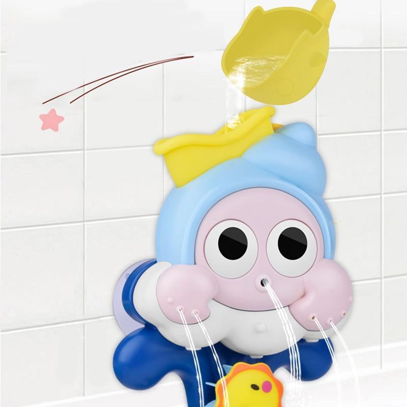 Jouets de bain pour bébé Arroseur d'eau Escargot Baleine pour tout-petits et nouveau-nés Jeux de jet d'eau Jouets de salle de bain pour enfants