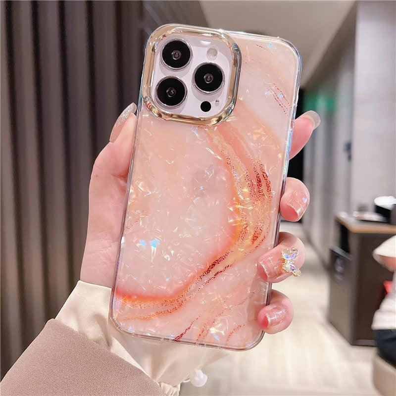 Motif marbre mince antichoc de protection souple pour filles femmes mignon étui coque pour iPhone 13 Pro Max étui de téléphone marbre pailleté pour iPhone 12 11 Pro Max XS Max XR coque antichoc