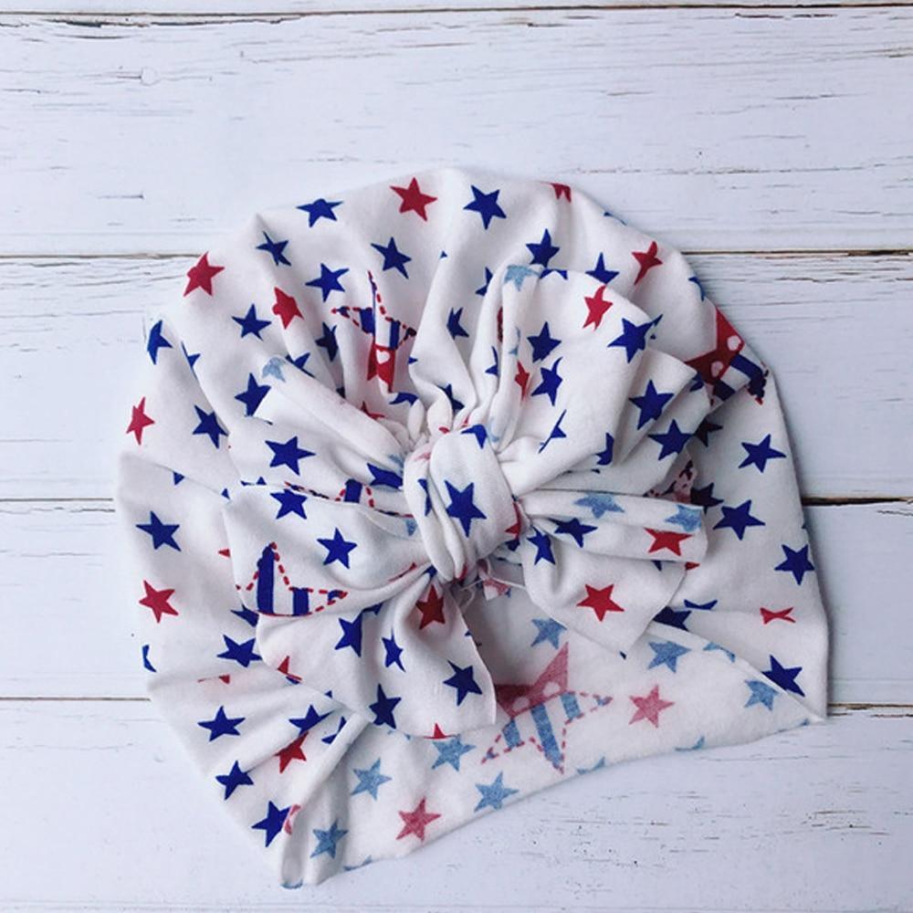 Joli bonnet pour bébé, bonnet doux en coton pour tout-petits, garçon ou fille, avec nœud floral