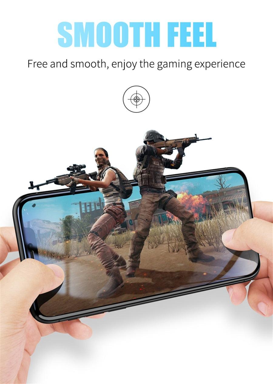 3 pièces Verre de protection en céramique pour iPhone 14 13 12 11 Pro XR XS Max X 8 7 6 Plus Protecteur d'écran en verre souple pour SE2022 Film PMMA Dureté 9H, Anti-rayures sans bulles Protecteur d'écran