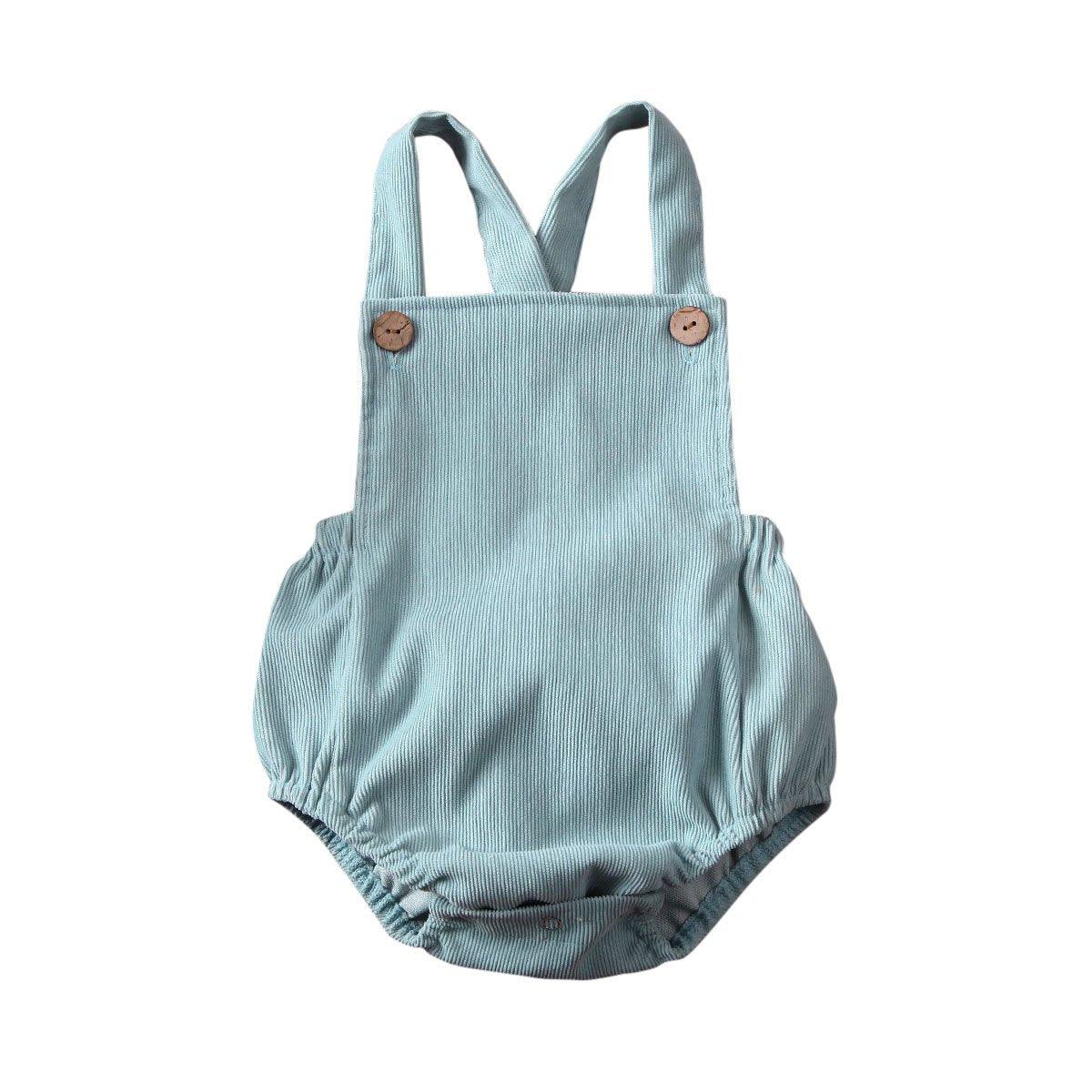 Vêtements d'été pour bébé, nouveau-né, garçon/fille, body-salopette dos nu pour filles