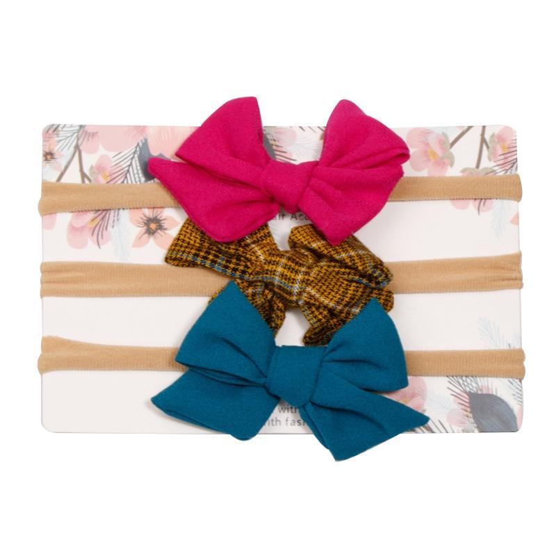Bandeau Bébé Fille, Élastique Bébé, Accessoires Cheveux Enfants, Ensemble Nœuds Pour Bébés Filles