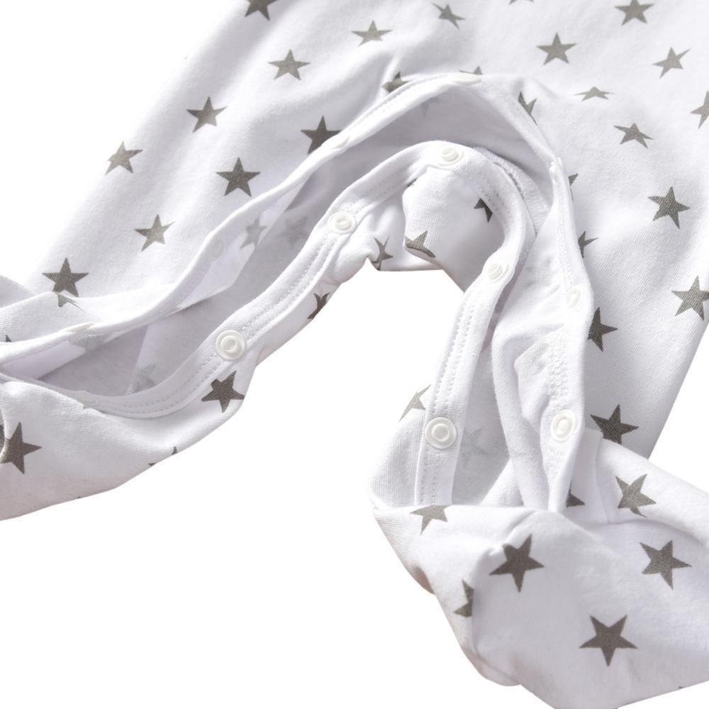 Grenouillère bébé nouveau-né pyjama coton mignon lettre "J'aime papa et maman" manches longues barboteuses vêtements pour bébés enfants