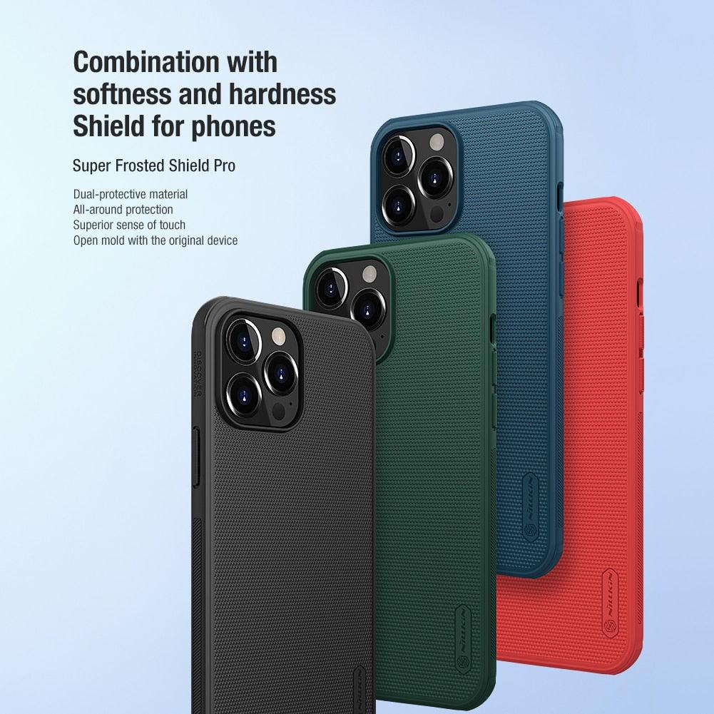 Coque arrière rigide absorbant les chocs pour iPhone 13 Pro Max - Étui appareil photo coulissant noir élégant pour iPhone 13 Mini 13 Pro Max