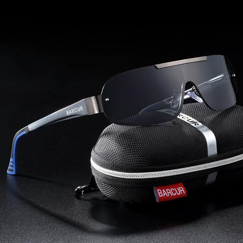 Lunettes de soleil de pilote unisexe élégantes en alliage d'aluminium et de magnésium, style luxe pour la conduite, avec protection UV400