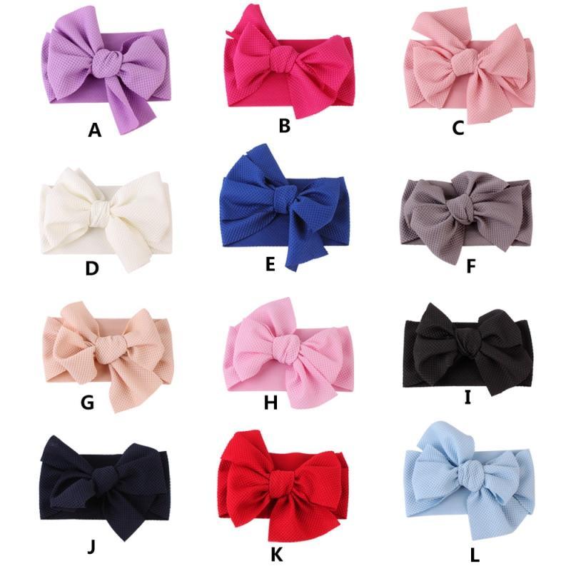 Bébé Nouveau-né Tout-petit Filles Bandeau Lapin Gros Nœud Turban Serre-tête Accessoires de Cheveux Pour Filles Enfants
