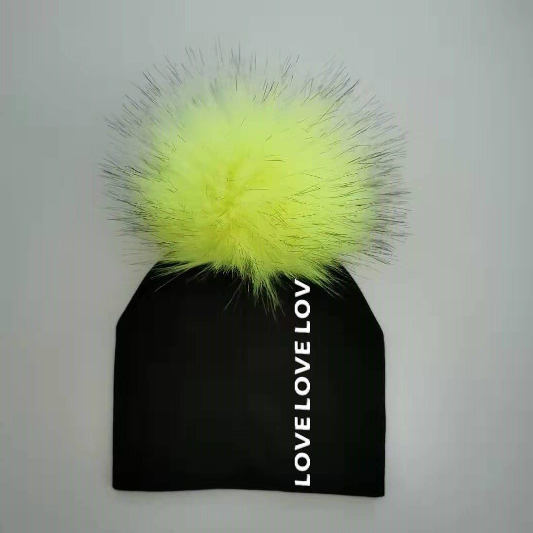Chapeaux en coton pour bébés avec pompon, casquettes pour enfants, accessoires pour garçons, bonnets pour tout-petons.