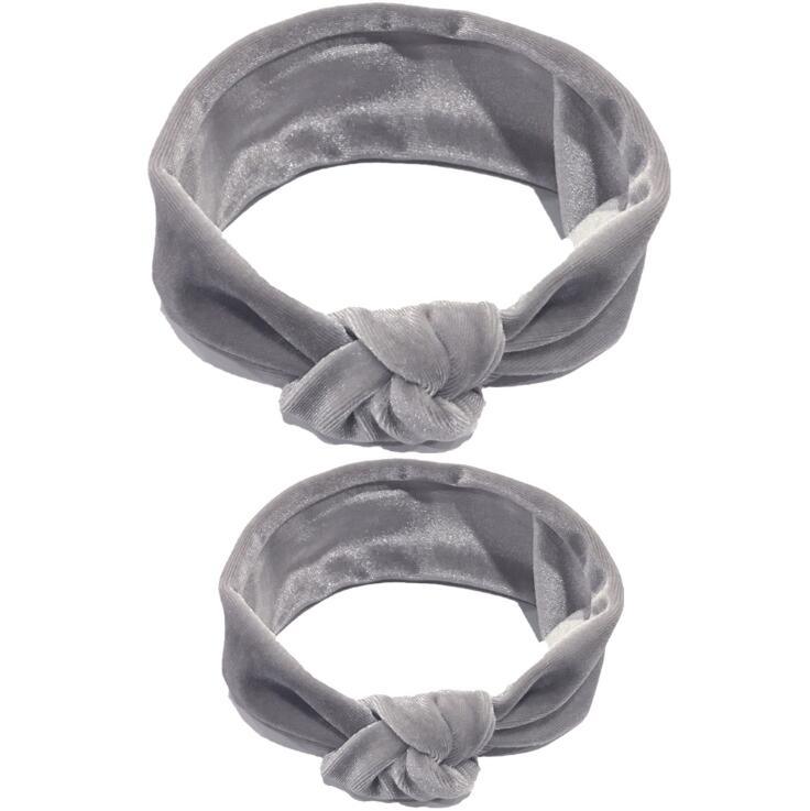 Bandeaux modernes mère et bébé, nœud pour enfants filles avec imprimé oreilles de lapin, bandes de cheveux florales, accessoires de cheveux parent-enfant
