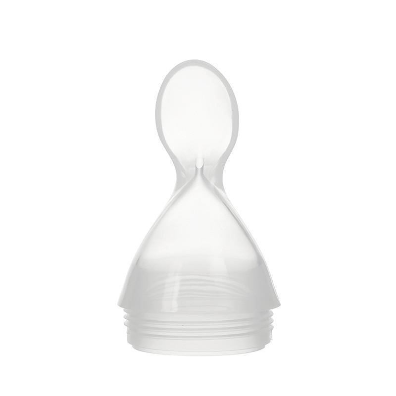 Nouveau Biberon Moderne Cuillère Distributrice Compte-gouttes Cuillères en Silicone pour Nourrir les Médicaments Enfants Tout-petits Couverts Ustensiles Accessoires pour Bébés Biberon Cuillère Idéal pour les Voyages