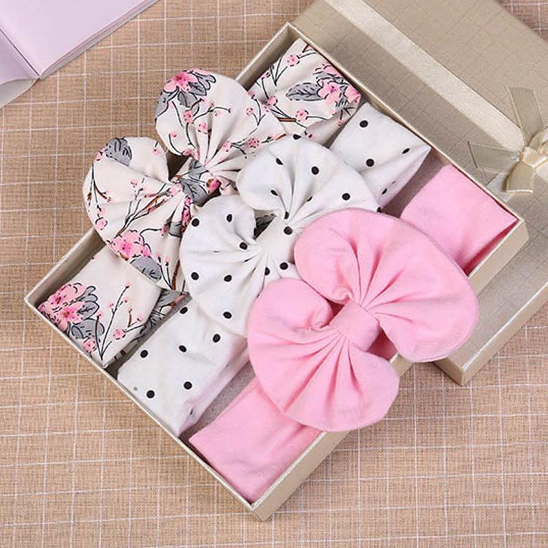 Bandeau Bébé Tendance Fleur Fille Nœuds Couronne Bandeaux Mignons Nouveau-né Bandeaux Accessoires Cheveux Bébé