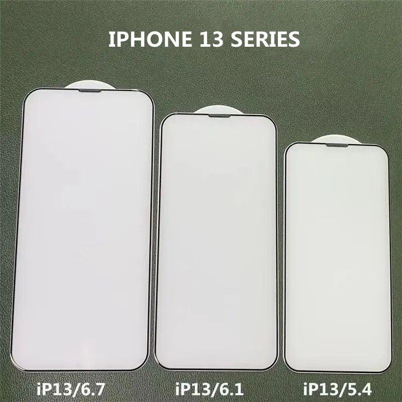 3 Films de Protection en Verre Trempé pour iPhone 13 12 11 Pro XS Max XR 12 Mini, Couverture Intégrale, pour iPhone 13 14 Pro, Film de Protection d'écran Flexible en Céramique Douce Compatible avec iPhone