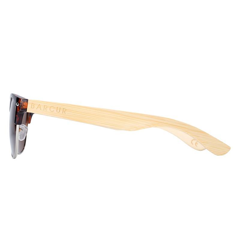 Lunettes de soleil en bambou faites à la main de luxe polarisées modernes et rétro en bois pour hommes et femmes avec protection UV400