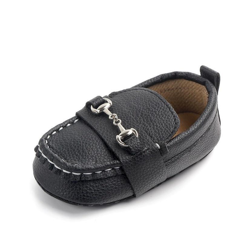 Chaussures en cuir pour bébé, mode nourrisson garçons filles antidérapantes, semelle souple, premiers pas pour nouveau-nés, chaussures de luxe pour enfants