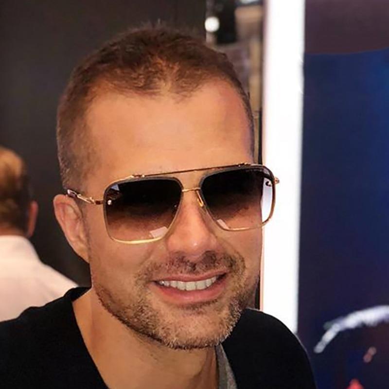Lunettes de soleil pour hommes de luxe NOUVELLE TENDANCE, design vintage, protection UV400, Oculos De Sol