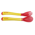 Ensemble unique cuillère et fourchette pour l'apprentissage de l'alimentation des nouveau-nés, facile à prendre en main pour les repas des enfants, couverts, fourchettes d'alimentation