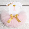 Robe Tutu Princesse Fille Vêtements pour Enfants Bébé Baptême 1er Anniversaire Tenues Robe de Fête d'Anniversaire