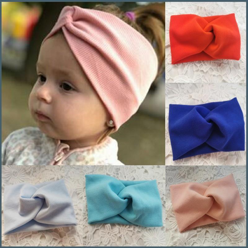 Nouveau Bonnet Bébé Automne Hiver Doux Coton Élastique Nouveau-né Fille Chapeau Enfant Casquette Nœud Turban Moderne