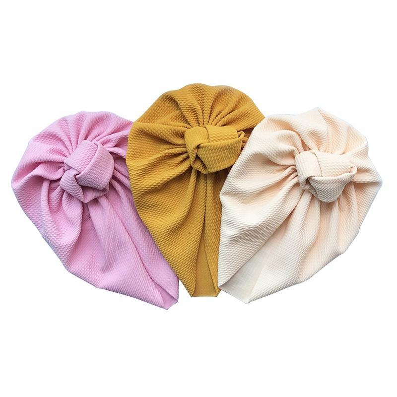 Jolis nœuds Chapeau bébé Noué Enfants Filles Nouveau-né Turban Doux Enfants Bébés Tout-petits Bonnet