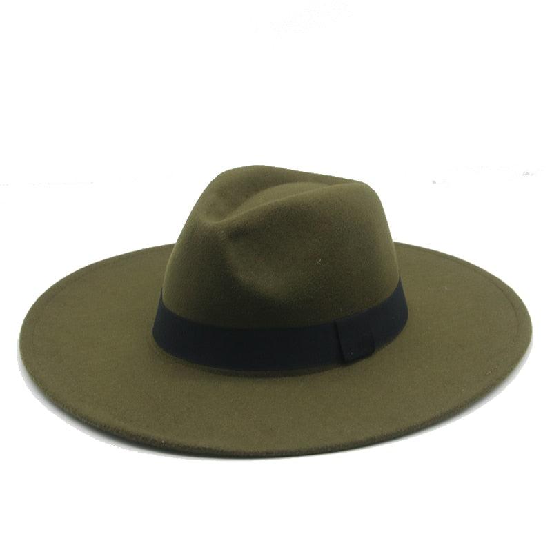 Chapeaux Fedora Tendance pour Femmes Casquettes de Soirée à Large Bord Chapeaux Fedora pour Femmes Chapeau Fedora Élégant à Large Bord Chapeau de Mariage pour Hommes Ceinture Chaude Style Rétro 56-58cm