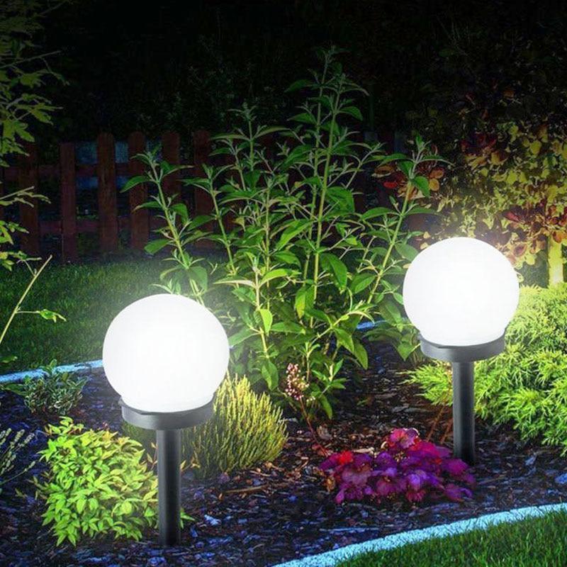 Lampe LED décorative en forme de boule de lune, étanche, pour jardin et allée, lampe de jardin moderne