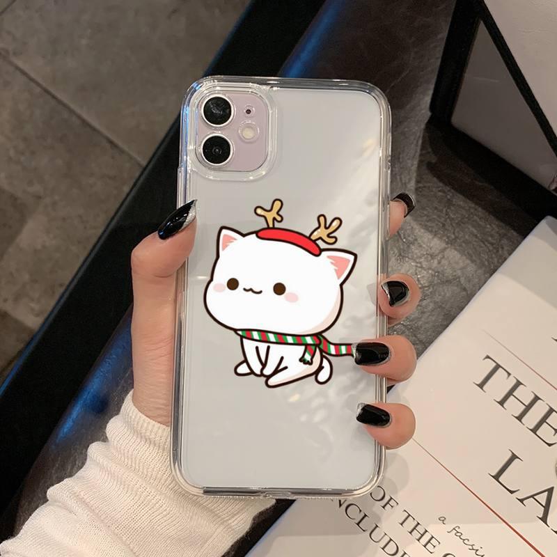 Coque de téléphone Chat pour iPhone 11 12 13 Mini Pro Xs Max 8 7 6 6s Plus X 5s Se 2020 Xr Coque en polycarbonate Imprimée Design coloré Coque de téléphone en silicone