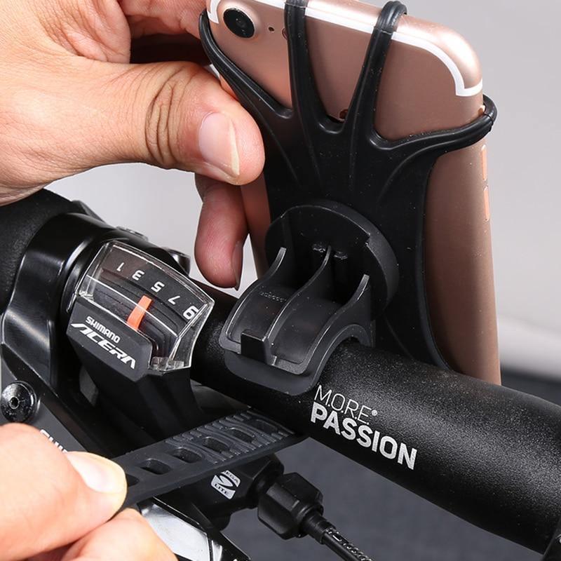 Support de Téléphone Portable Universel pour Moto et Vélo, Support de Guidon de Vélo Durable pour Téléphone Portable
