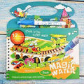 Carnet de coloriage Montessori Gribouillage et stylo magique réutilisable Tableau de dessin pour enfants, bébé, jouet éducatif d'anniversaire