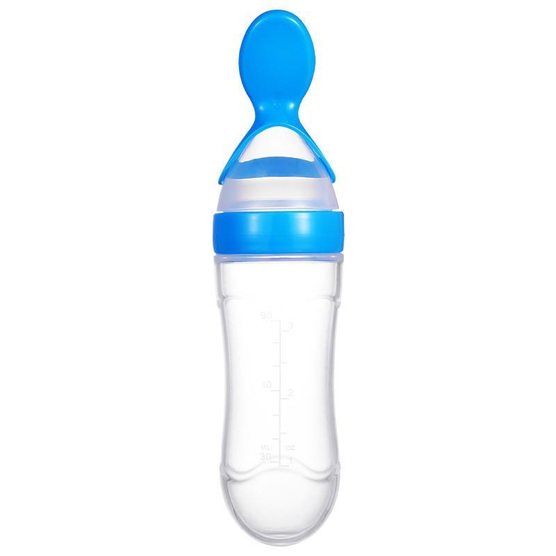 NOUVEAU Biberon Cuillère avec Cuillère en Silicone Nouveau-né Nourrisson Cuillère à Pression Biberon d'alimentation Supplémentaire pour Tout-petit pour Enfants et Bébé