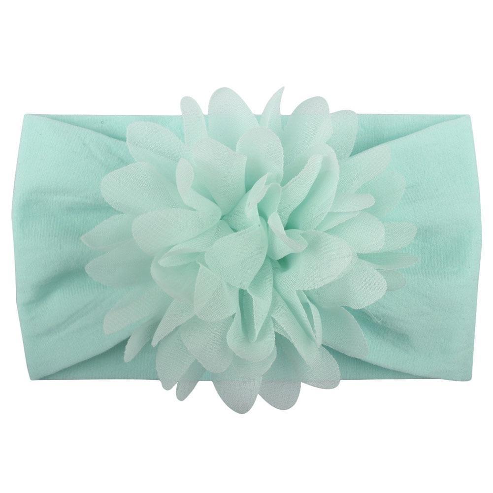 Bandeau Turban Fleur Bébé Fille Bandeaux Élastiques Enfant Accessoires Cheveux Nœud Pour Filles