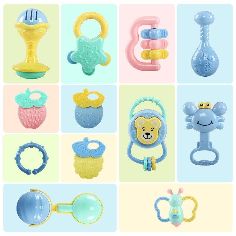 Hochet Pour Bébé Jouets Cartoon Poignée Douce Hochets Anneau de Dentition Agitateur Pour Bébé et Enfants Jouets Éducatifs Pour Nouveau-nés
