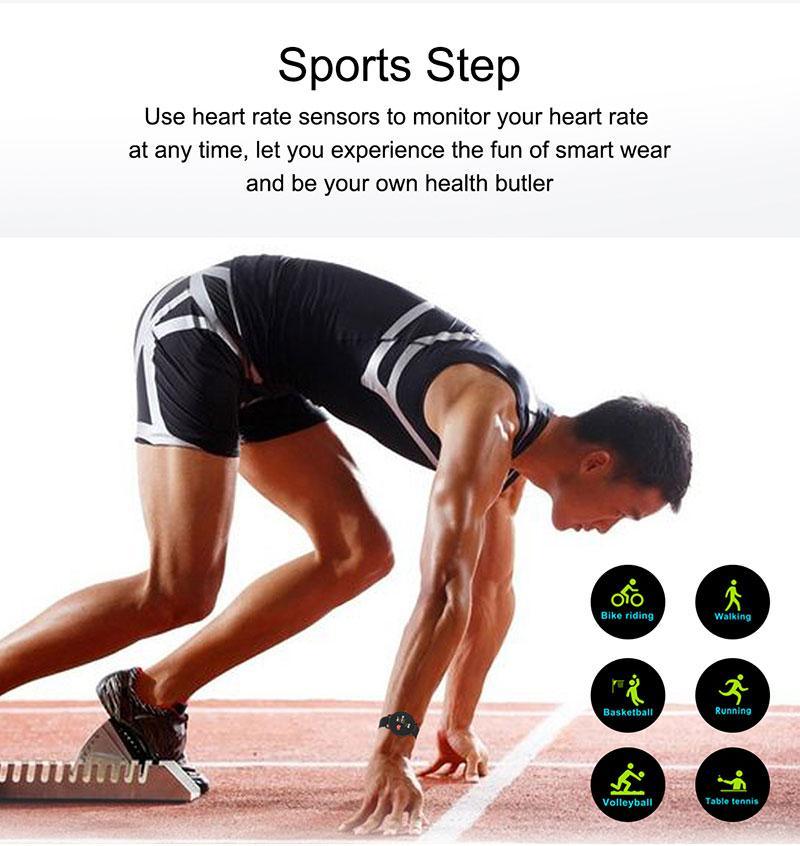 Nouvelle montre de sport connectée étanche pour iOS/Android, bracelet intelligent pour hommes et femmes avec moniteur de fréquence cardiaque et de tension artérielle, design moderne