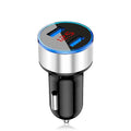 Chargeur de voiture universel pour téléphone portable en aluminium double USB 3.1A avec affichage LED
