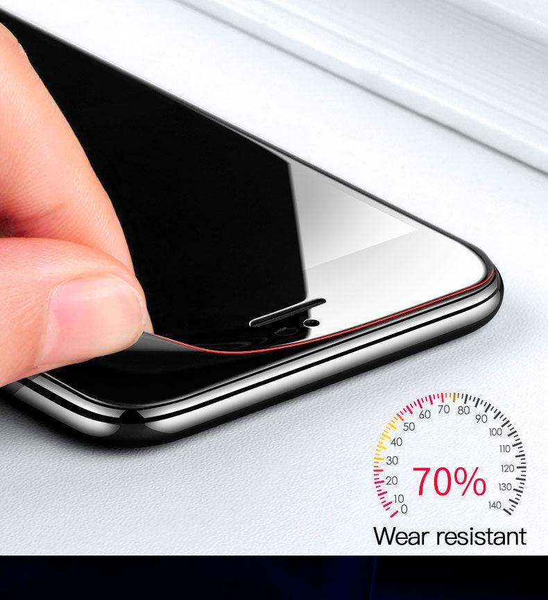 Verre Trempé Incurvé 9D pour iPhone 7 8 6 6S Plus SE, Protecteur d'écran en Verre pour iPhone 8, iPhone 7 Plus, iPhone 8 Plus, Film Protecteur en Verre Trempé