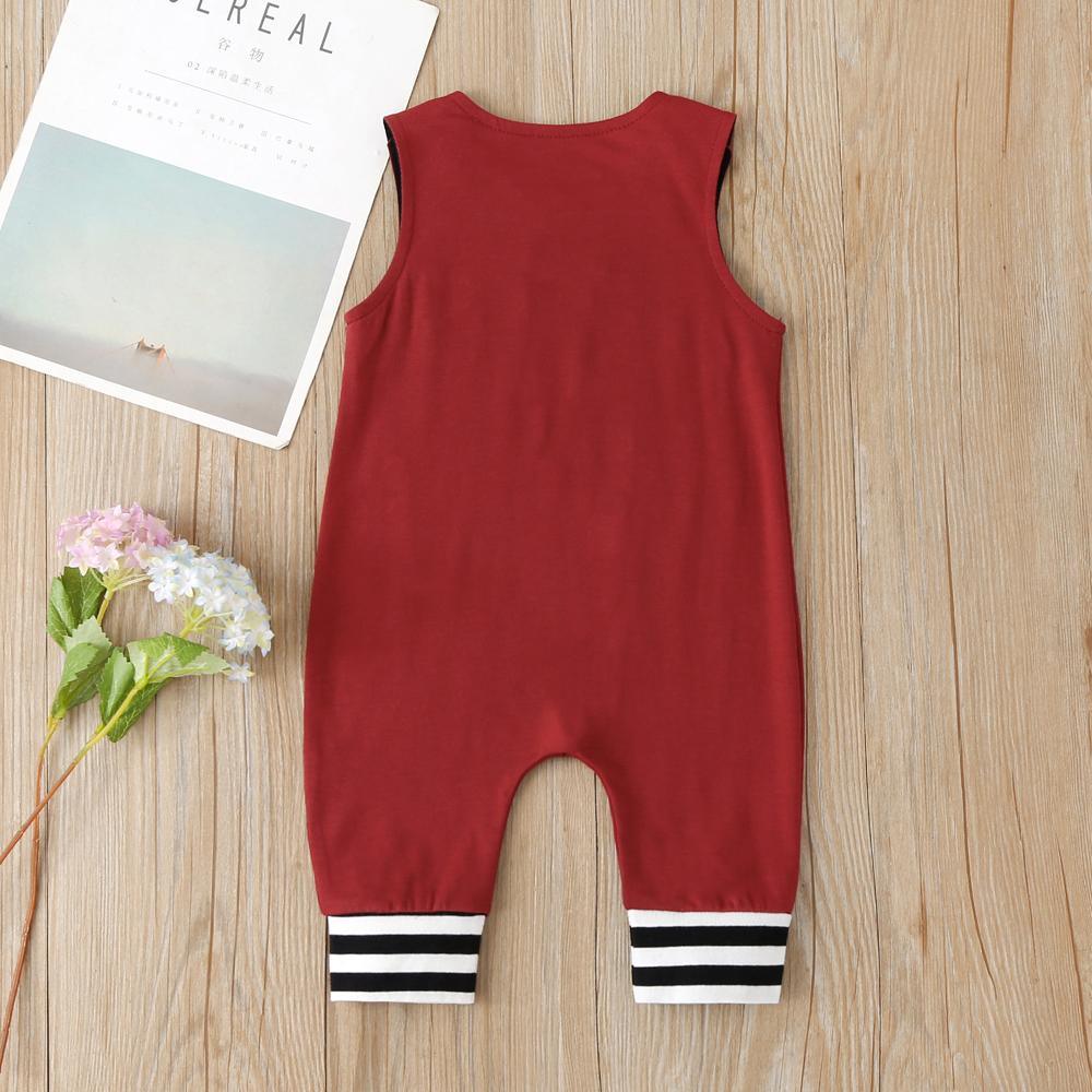 Nouveaux vêtements pour bébés garçons et filles, barboteuses pour nouveau-nés, combinaisons sans manches en coton à rayures unies pour enfants