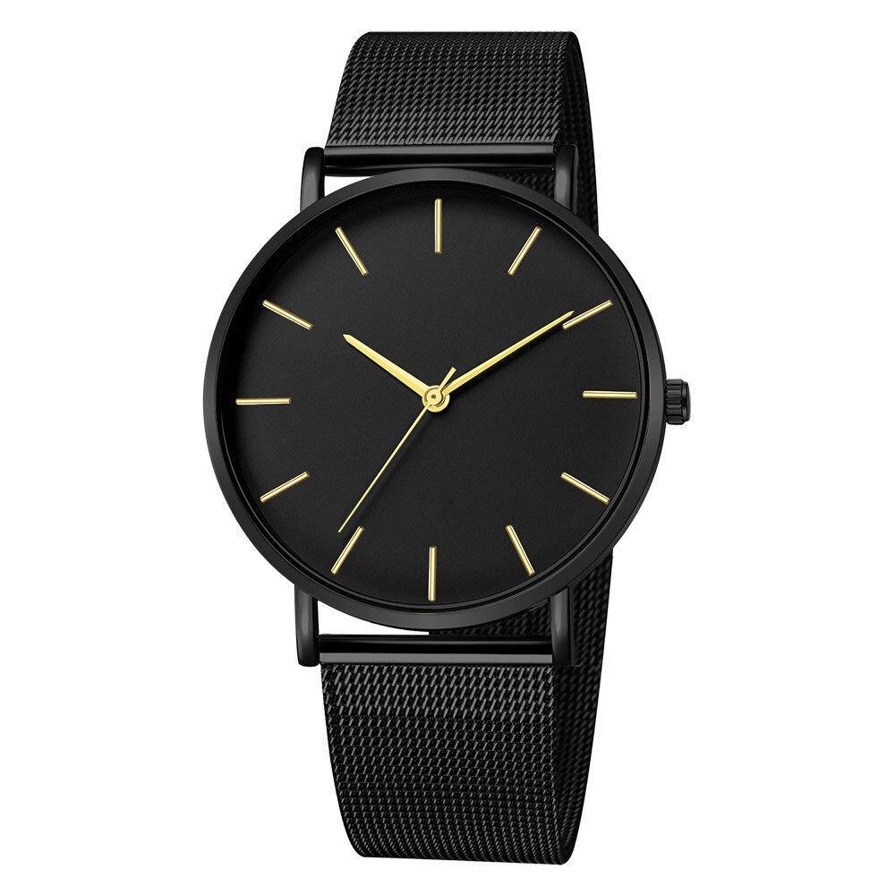 STEVVEX Montre Femme Or Rose  Style Bracelet Maille Ultra-Fin Mode Luxe Montres-Bracelets pour Femmes et Filles