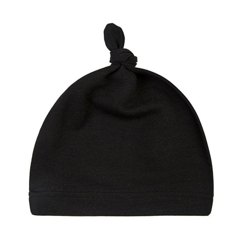 Bonnets pour bébés garçons filles, mignons bonnets pour tout-petits, chapeaux de nuit en coton avec nœud pour enfants