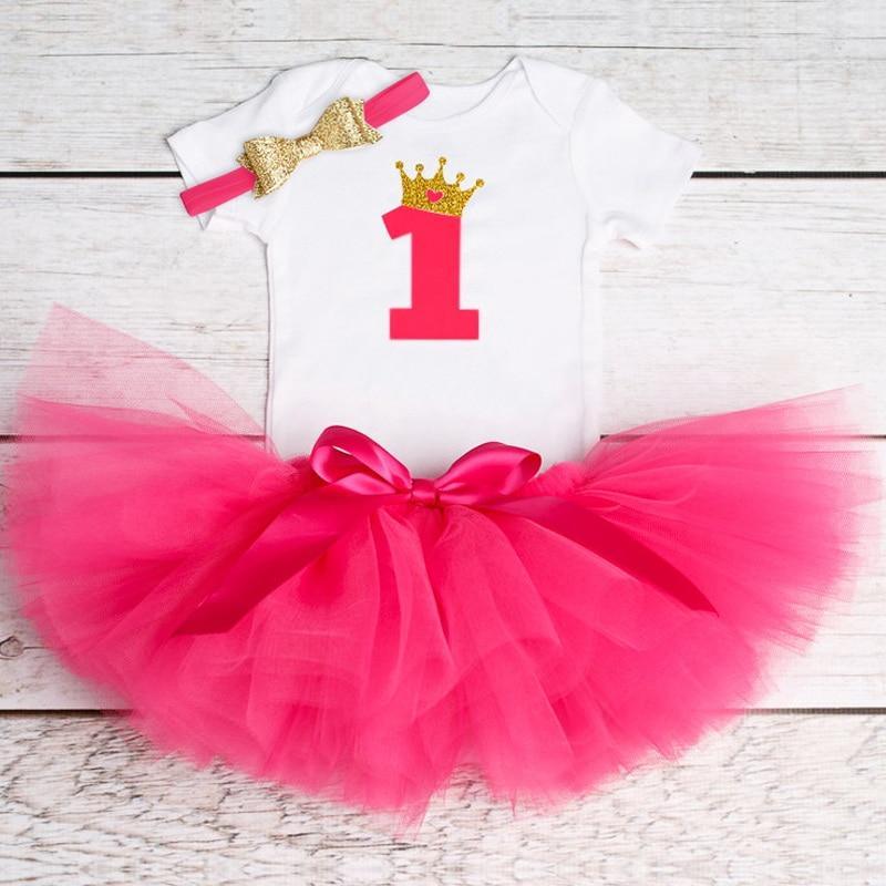 Robe Tutu Princesse Fille Vêtements pour Enfants Bébé Baptême 1er Anniversaire Tenues Robe de Fête d'Anniversaire