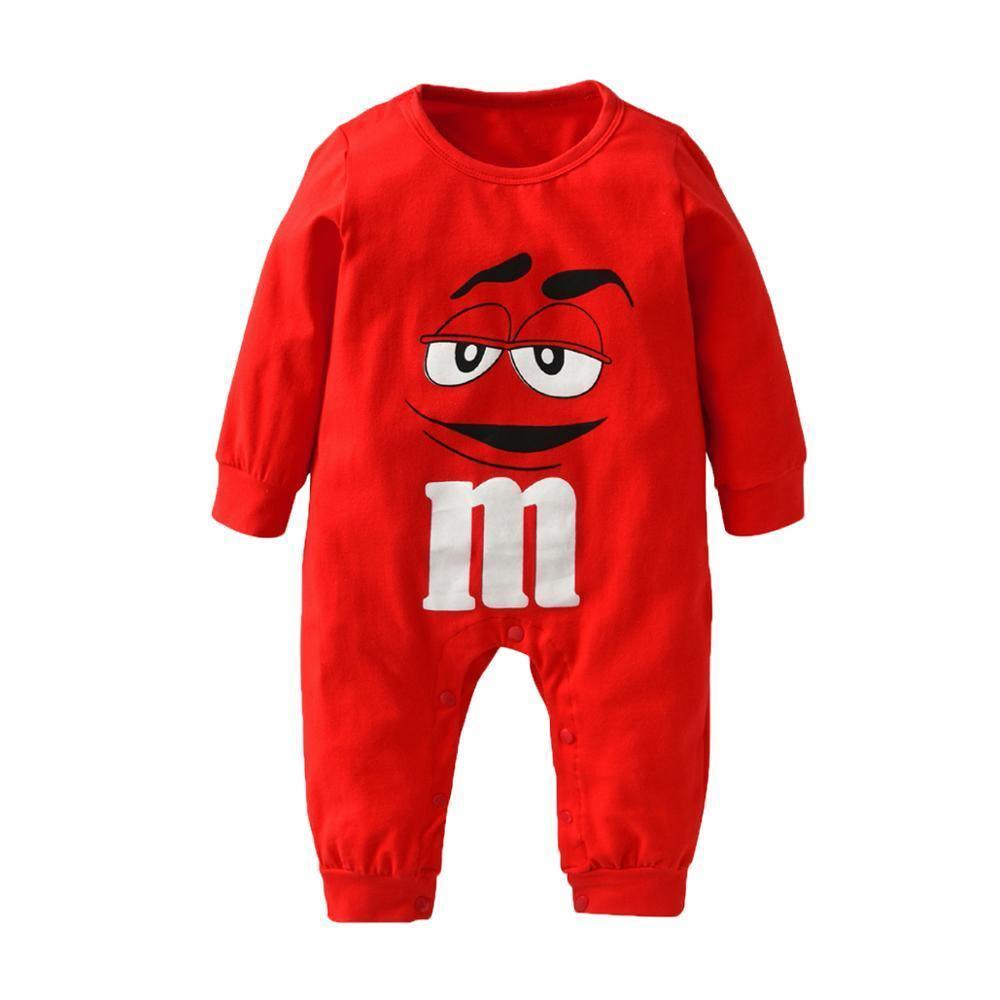 Grenouillère bébé nouveau-né pyjama coton mignon lettre "J'aime papa et maman" manches longues barboteuses vêtements pour bébés enfants