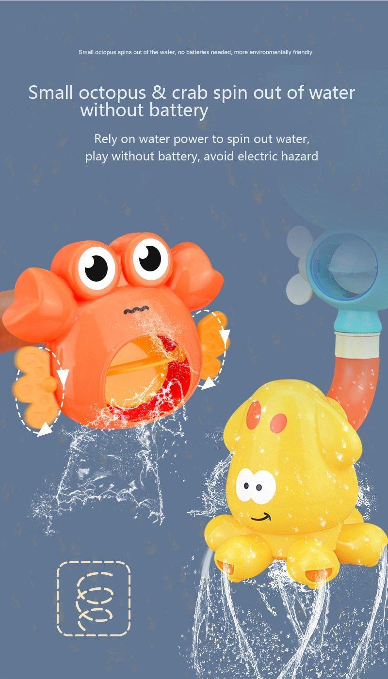 Jouets de bain éducatifs pour bébé Pipeline de pulvérisation d'eau Douche Jeu amusant Jouets de bain pour enfants Excellent cadeau