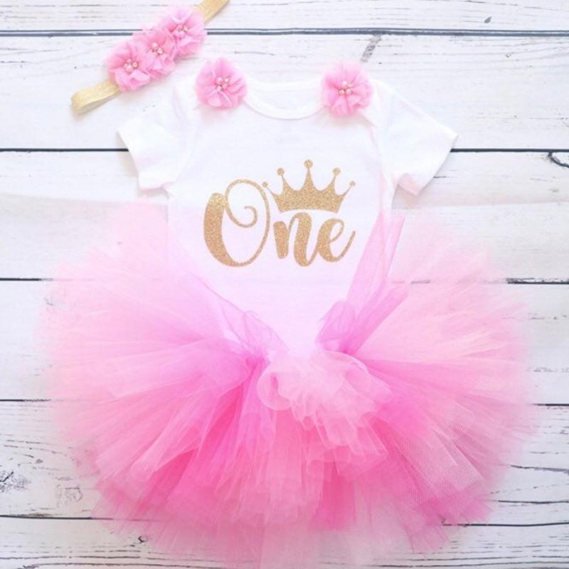 Robes tutu licorne pour nouveau-nés et tenues de premier anniversaire pour bébés filles dans un design moderne et luxueux