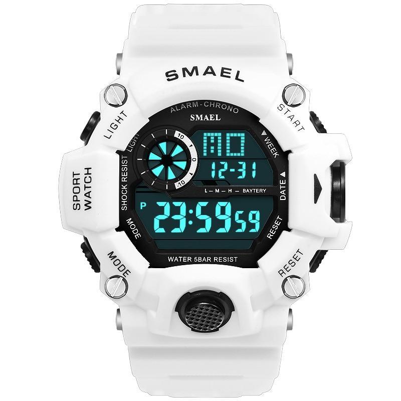 Montres numériques de sport étanches 50 m pour hommes avec date automatique relogio masculino Montre unisexe de sport militaire de l'armée