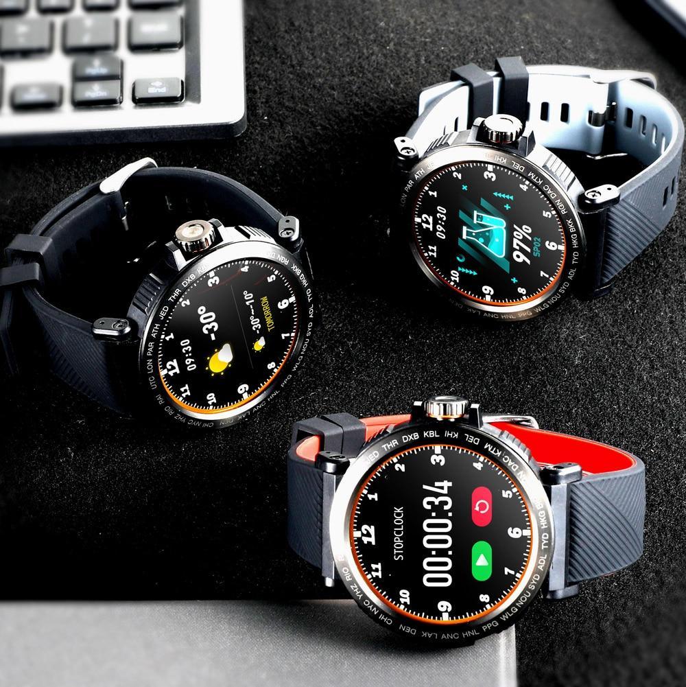 Montre Connectée Sport Étanche IP68 Écran Tactile Homme Femme Moniteur d'Activité Smartwatch pour iOS et Android Pour Hommes et Femmes