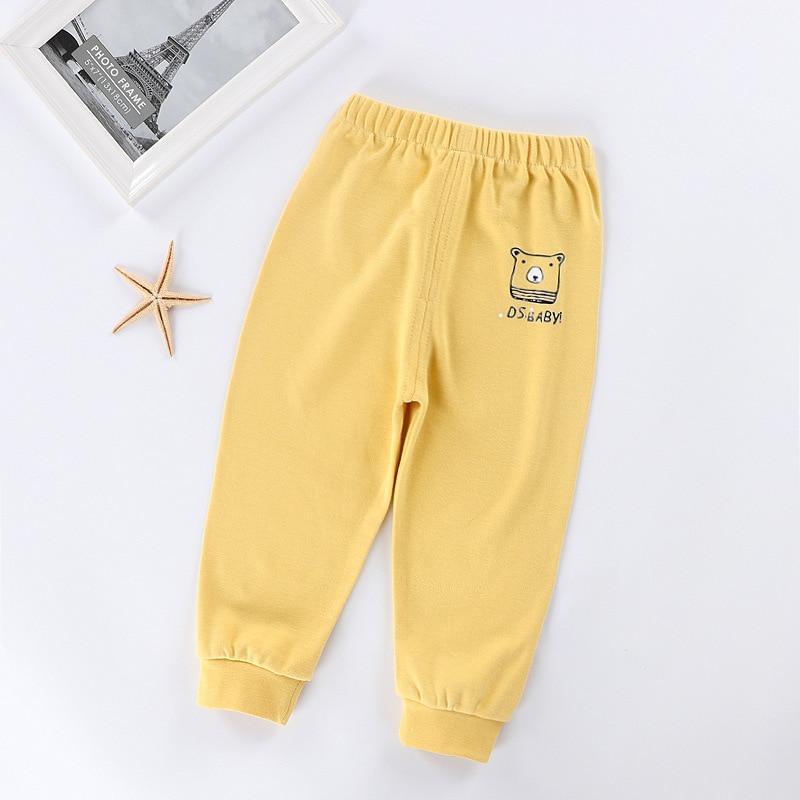Pantalon d'hiver bébé pantalon fille garçon vêtements enfants pantalon couleur unie pantalon en coton